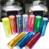 30X100CM Car Color-Changing Film Scratch Proof Chameleon Automobile Headlamp Membrane for Car Lamp Tail Fog Light Tint