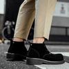 Модная повседневная мужская обувь на толстой подошве Модные и трендовые стили дизайна Уличная обувь для молодежи Высокое качество Горячая новинка Черная обувь