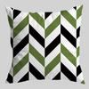 45x45 см зеленая свежая геометрическая наволочка с принтом для домашней гостиной, дивана, автомобиля, декоративная подушка