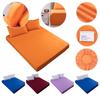 Soft Lightweight Fitted Sheet Solid Color Mattress Protective Cover For Cozy Sleeping