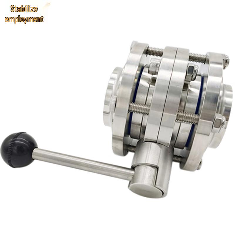 Wengong Sanitary 3-Piece Butterfly Valve