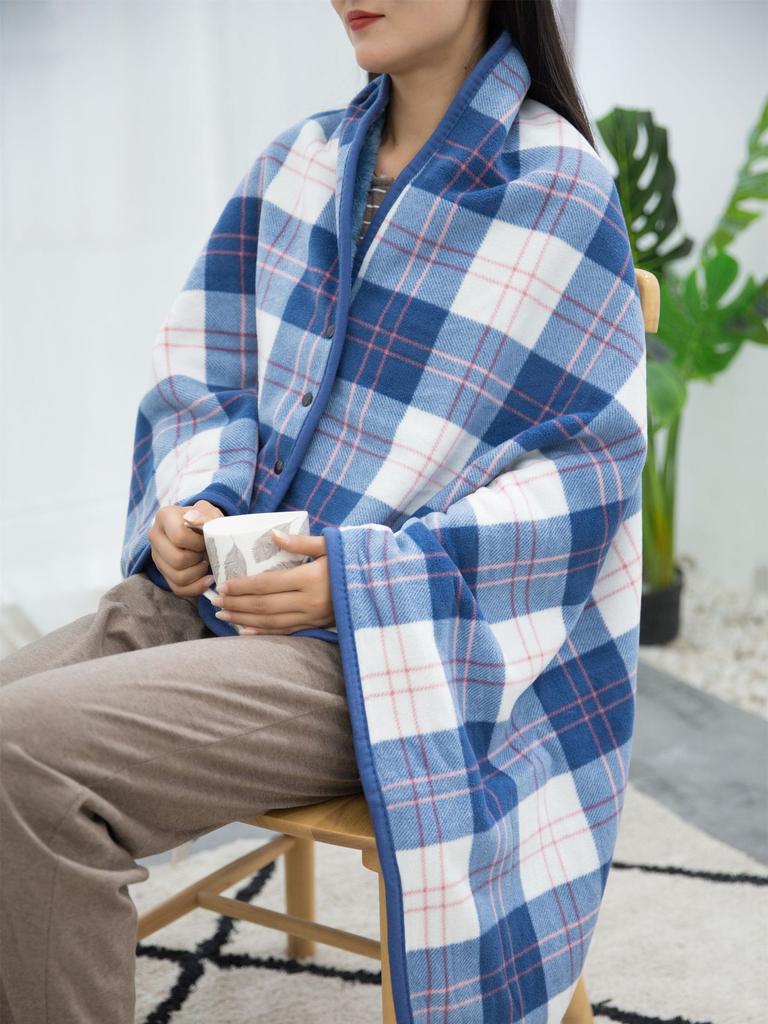 Фланелевое одеяло, офисное одеяло, шаль, одеяло, одеяло для дивана, одеяло, клетчатая шаль, утолщенная накидка