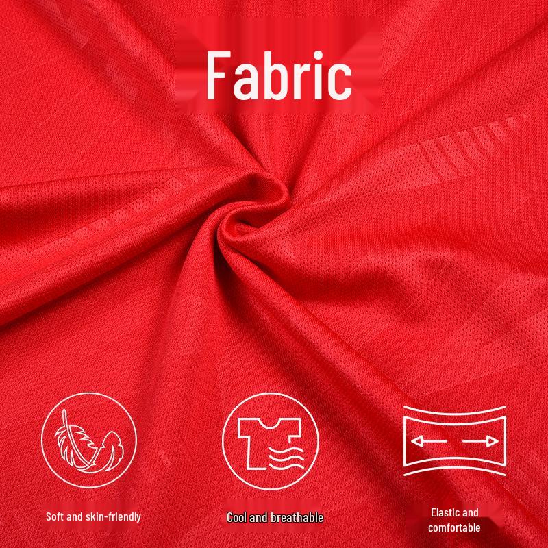 Breathable Adult Football Kit: Sweat-Wicking Jersey & Shorts Set with Short Sleeve Training Top Referee Uniform