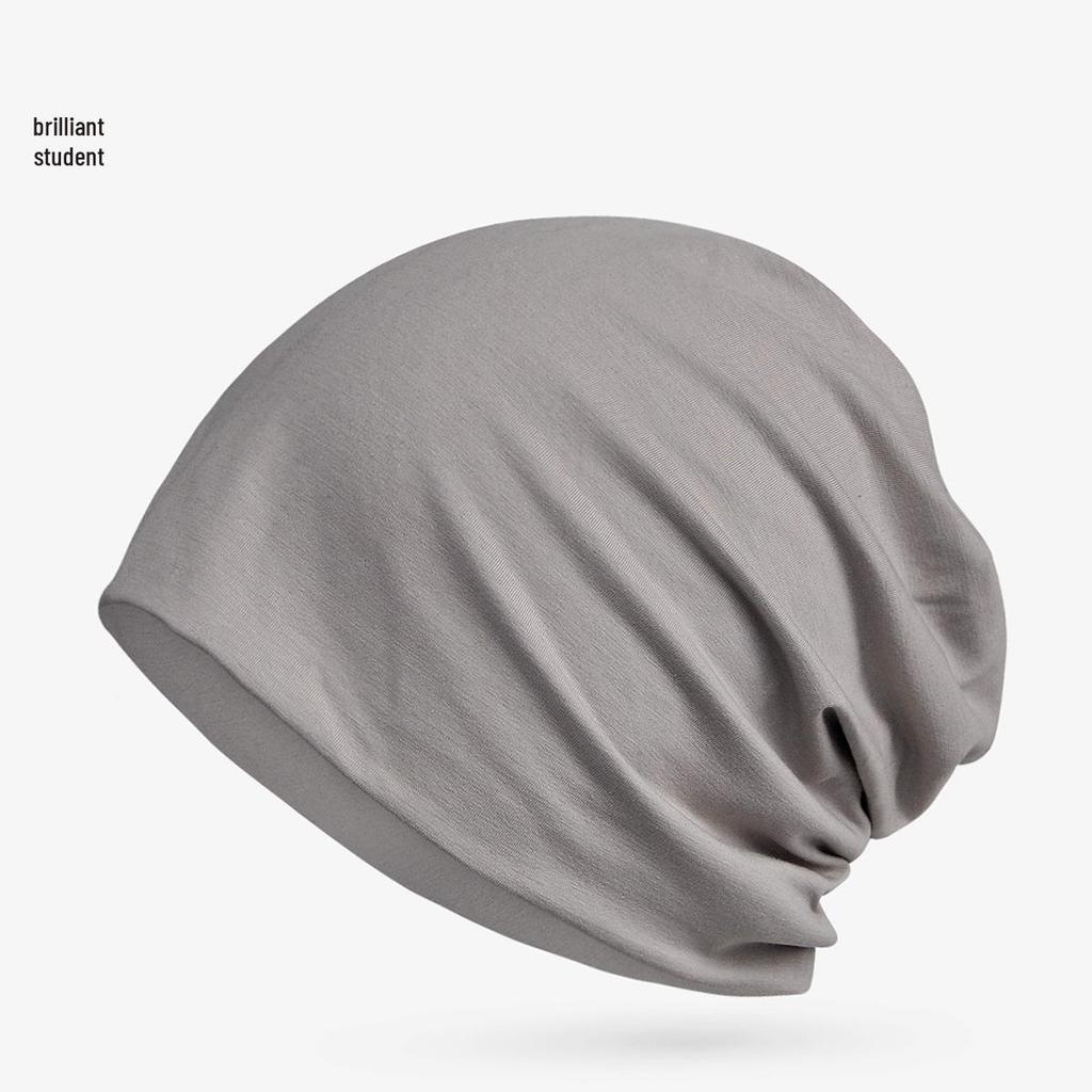 Versatile Cotton Beanie: Thin, Cuffed, Plain Style for Men & Women