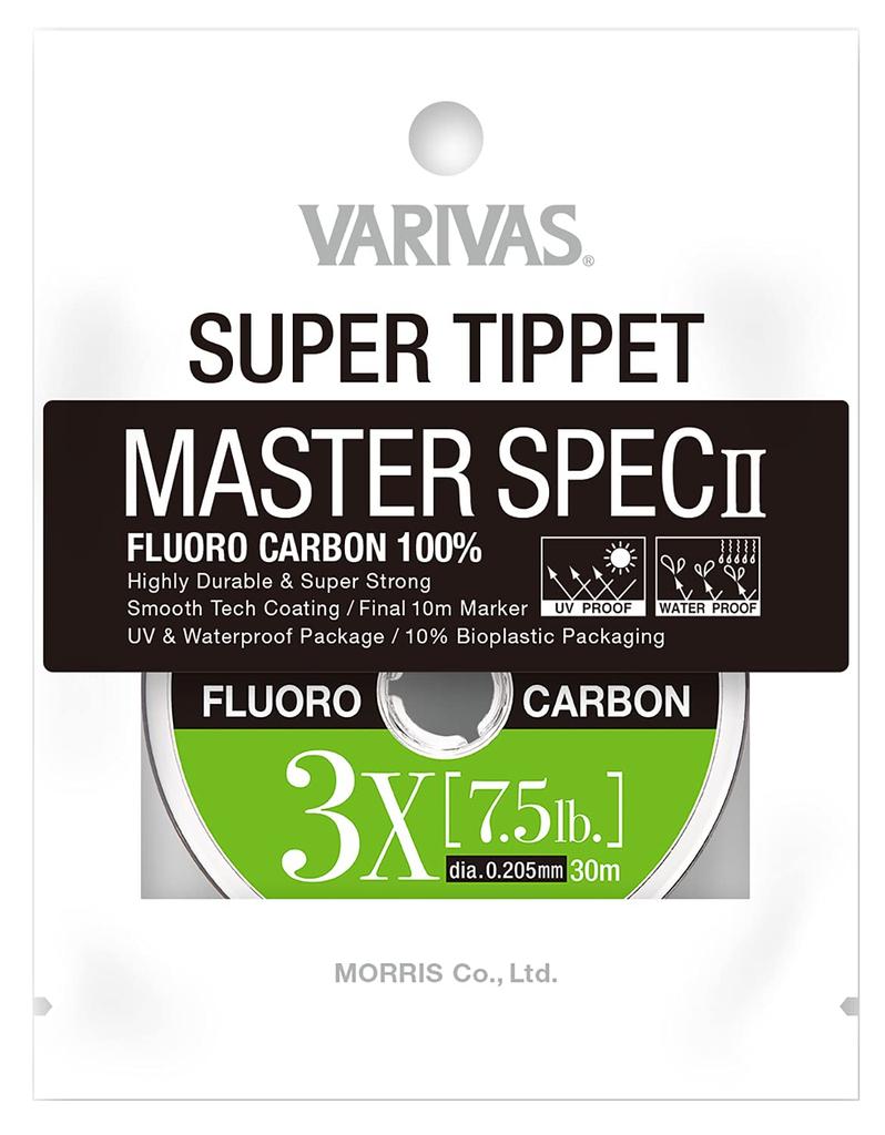 VARIVAS Super Tippet Master Spec II Fluorocarbon 3x 30m 7.5lb Natural