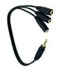 3.5mm Jack 3.5mm Aux Splitter Audio Cable 3.5mm 1/8 TRS Male HUB Splitter Audio Cable  MP3 Speaker