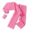 Girl's Suit 7-12Y Children's Clothing Spring and Autumn New Personality Long Sleeve + Trousers 2 Pieces Set