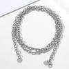 Women Lady Waist Chain Belt Metal Gold Silver Color Waistband Chain Belt