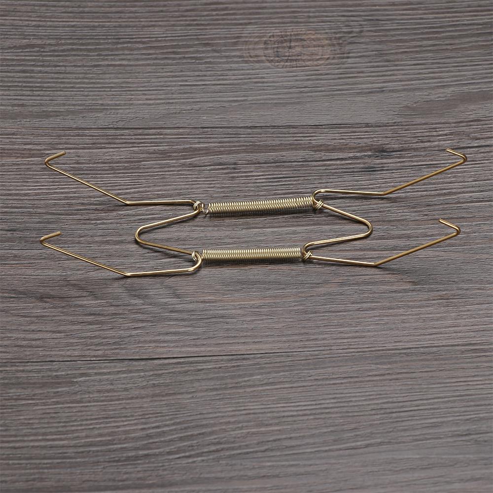 8" - 16" Дюймов Нержавеющая Сталь Невидимые Настенные Держатели для Тарелок и Блюд Пружинный Держатель Крючок Типа W