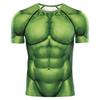 Funny Pseudomuscle Pattern 3D Printed T-Shirt For Men Clothes Cosplay Short Sleeve Tops Casual Fashion O Neck Streetwear Tshirts