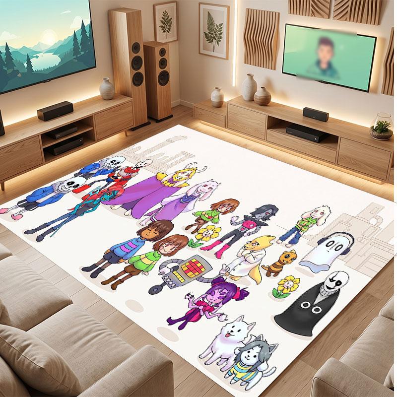 Ковер Undertale Мягкий Толстый Нескользящий Напольный Ковер для Спальни Гостиной Домашний Декор