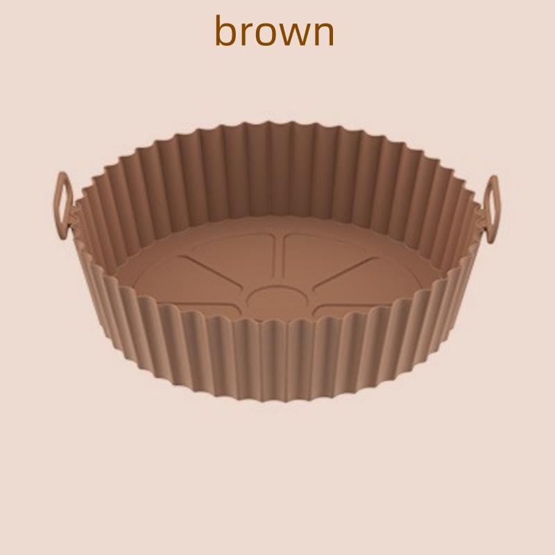 Силиконовая корзина для фритюрницы, многоразовый контейнер, аксессуары для духовки, противень для пиццы, жареная курица, форма для выпечки, защитный чехол для кухонного инструмента