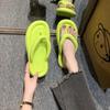 Новые летние шлепанцы ярких цветов, женские милые пляжные тапочки на мягкой подошве, модные сандалии, домашняя нескользящая обувь для ванной комнаты, шлепанцы