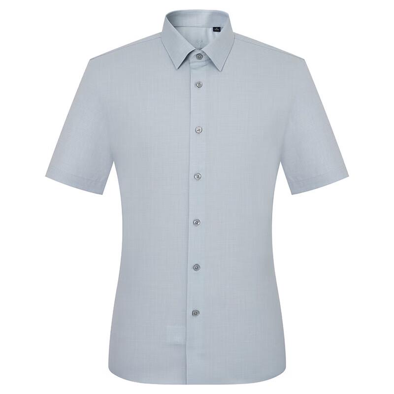 Мужская рубашка Baoxiniao с коротким рукавом в стиле business casual ECC242029S