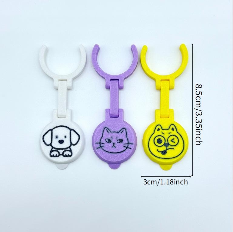 5pcs 3D Printed Beer Bottle Cap Markers PLA Plastic Cartoon Drinks Identifier Caps For Family Gathering Bar