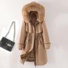 Women's Winter 2025 Parka: New Style, Down Cotton, Plus Size, Thick Liner, Detachable Cotton-Padded Jacket