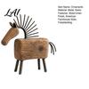 Elegant Sculptural Decor for Entryway Vintage Horse Figurine Rustic Farmhouse Sculpture Folk Art Interior Design Accessories Tabletop Ornament Home