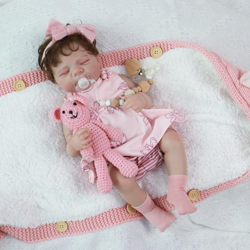 Новая полностью виниловая кукла Reborn Baby Pascale 50 см полностью виниловая кукла Reborn Baby