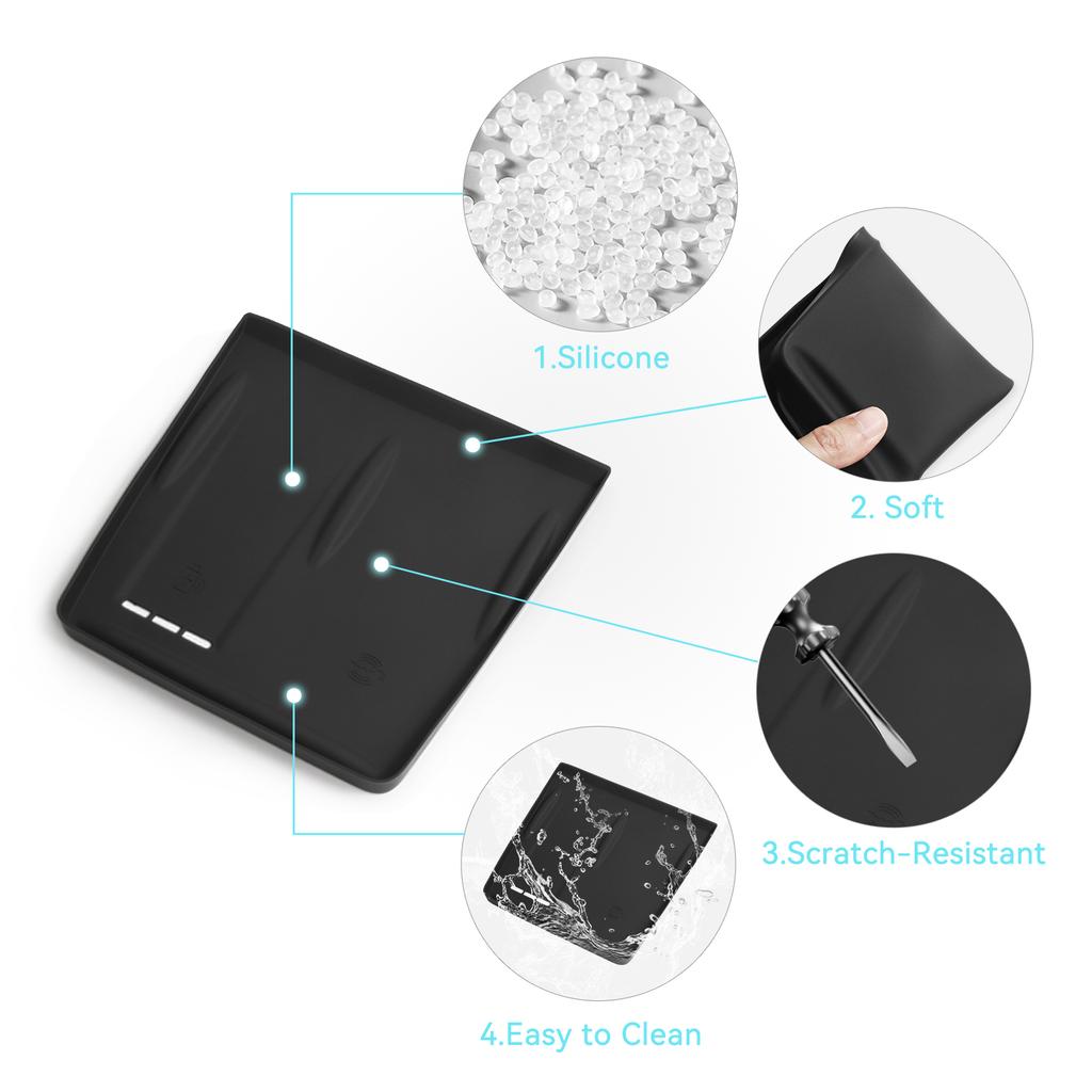 Для Chery OMODA 5 C5 Fuel 2025-2025 Автомобильный противоскользящий коврик силиконовый коврик для беспроводной зарядки коврик против грязи аксессуары