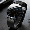 2-piece Fashion Men's Quartz Watch - Round with Date Function, Stainless Steel Strap
