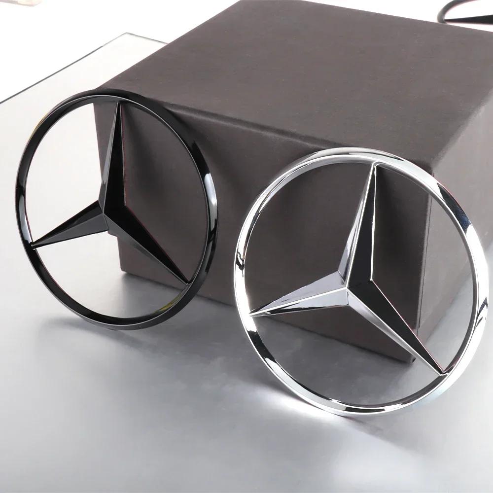 70mm 3D Car Styling Engine Hood Badge Decor Sticker for Mercedes Benz E C G M S A B Class W176 W204 W212 GLC CLA W168 W202