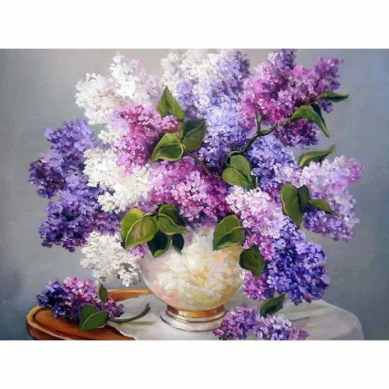 Новый 5D DIY алмазная живопись полный круглый дрель пейзаж вышивка крестиком цветок Алмазная вышивка ремесла домашний декор художественный подарок