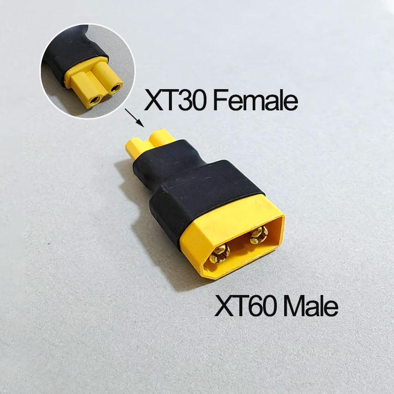 1PCS RC Battery Connector Adapter XT30 XT60 XT90 T-Plug TRX Male to Female Plug For RC LiPo Battery Charger