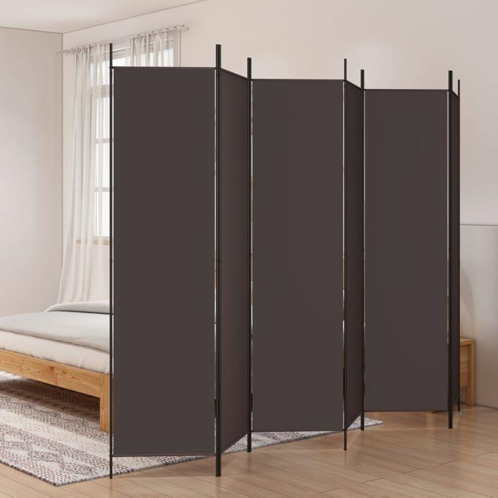 VidaXL Room Divider 6 Panels Folding Room Separator Privacy Screen Partition Living Room Decoration 350191