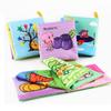 Baby Cloth Book Fruits Animals Cognize Puzzle Book Infant Kids Early Learning Educational Fabric Books Toys