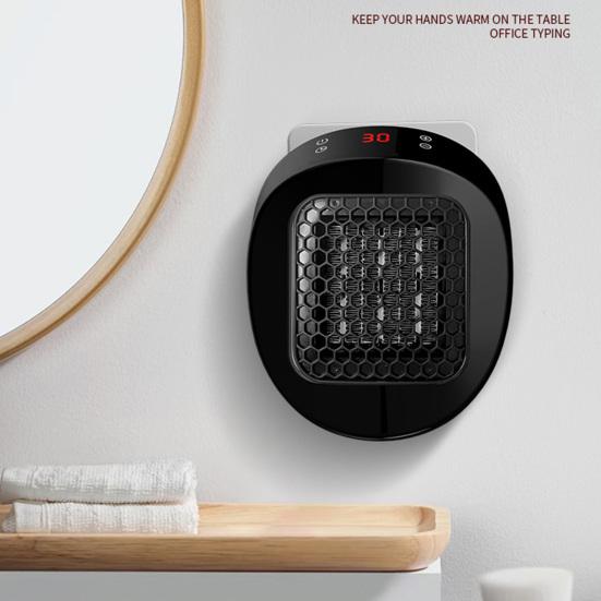 Настенный обогреватель с регулируемым термостатом и таймером Быстрый нагрев Электрические обогреватели