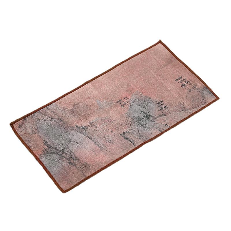 1 шт. Чайная салфетка, аксессуары, кухонный коврик для чайного столика, высококачественный чайный коврик, бытовое чайное полотенце, впитывающее воду, чайная салфетка Zen