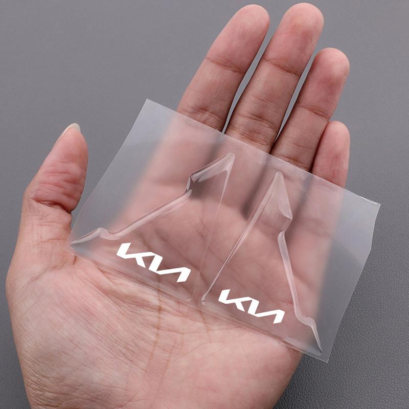 AAOB1 Car Door Corner Guard Sticker Silicone Anti-collision Paster For KIA K3 Sportage Carnival K5 Seltos Pegas KX1 EV5 Sonet EV6 K4