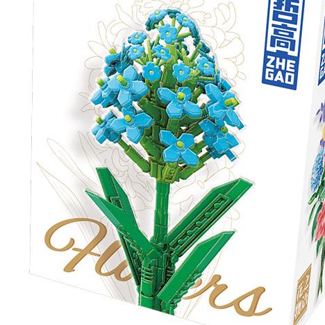 Flower Model Eternal Bouquet Building Blocks Creative Home Desk Plant Decoration Assemble Bricks Educational Toy Girl Kids Gifts