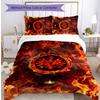 Eintracht Frankfurt Football Printed 3 Pieces Bedding Set, Comfortable Skin Friendly Bedroom Duvet Cover Set