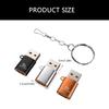USB на USB C Адаптер Тип C Женский на USB A Мужской Конвертеры Для Часов, Телефона, Смартфона 120 Вт Зарядка 6 Гбит/с Передача Данных