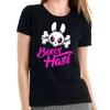 Evil Bunny Evil Bunny Skull Cartoon Comedy Sayings Fun Ladies Girlie T-Shirt