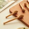1PC High-end Olive Wood Honey Stick Solid Wood Honey Extractor Jam Special Paintless Wax-free Mixing Stick Kitchen Gadget