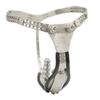 Heidi Factory Stainless Steel Universal Press Lock Chastity Belt with Chastity Pants Lock Underwear HD-GJBZCD Model Sex Toys
