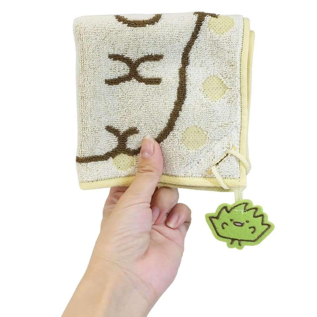 Мини-полотенце Marushin Полотенце для рук Носовой платок Sumikko Gurashi Nekoto Zasso Хлопковая съемная аппликация в комплекте 6575013500