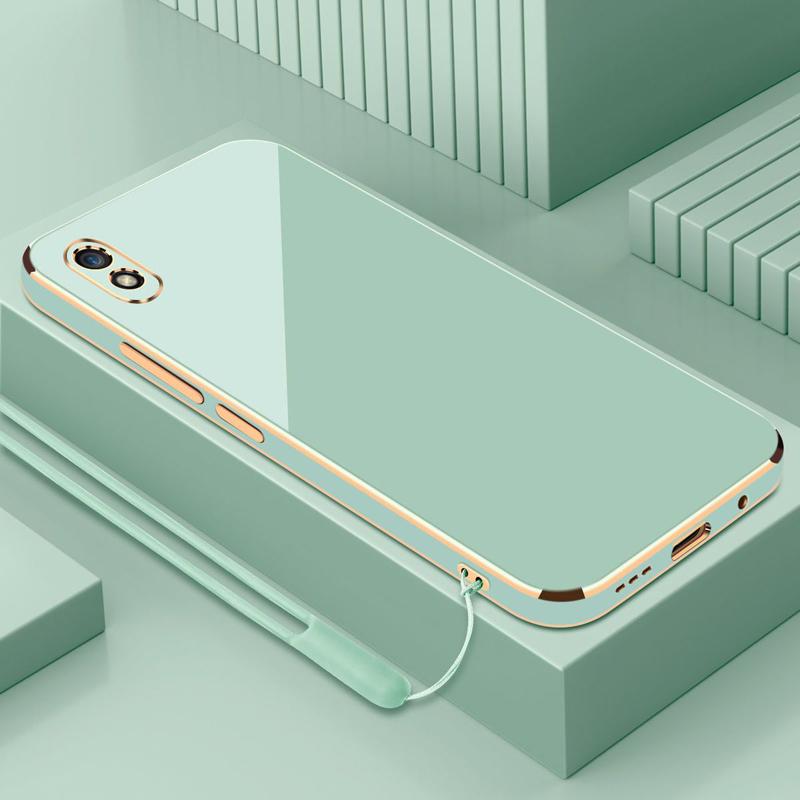 Для Redmi 9A спортивный чехол роскошный квадратный чехол для телефона Redmi 9A 9AT 9i противоударный силиконовый чехол-накладка Fundas