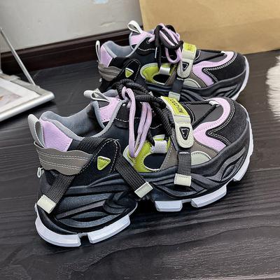 Мода на открытом воздухе Мода 2024 Высококачественная обувь для женщин Нескользящая новая однотонная осенняя женская вулканизированная обувь Zapatillas Mujer