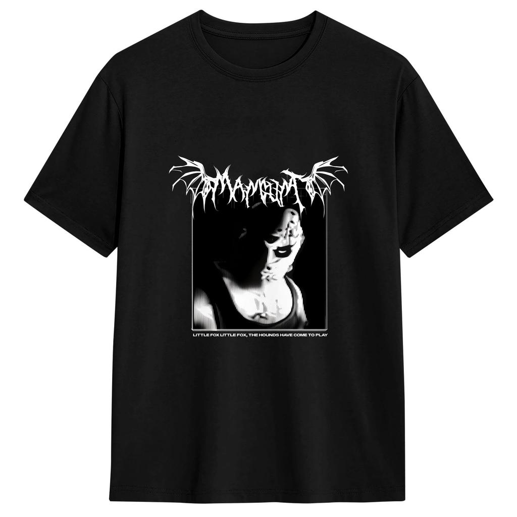 Unisexhunts Horror T Shirt Summer Hipster T Shirts Unisex Cotton O Neck Oversize Top Tees Shortsleeved Y2k Basic Tshirt