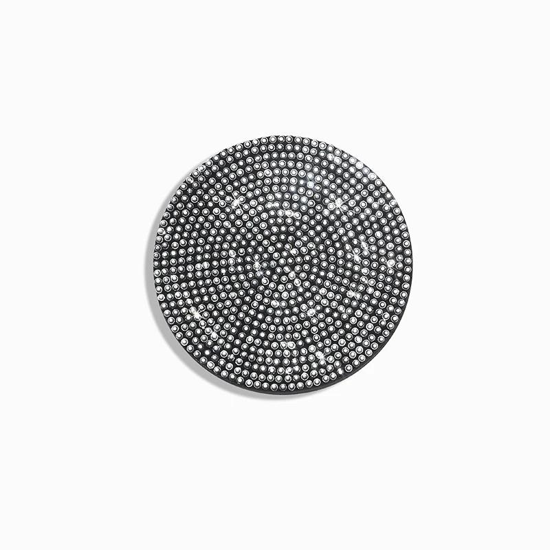 Diamond Car Coaster Water Cup Slot Non-Slip Mat Silica Gel Pad Cup Holder Mat Gadget Bling Waterproof Car Interior Accessories