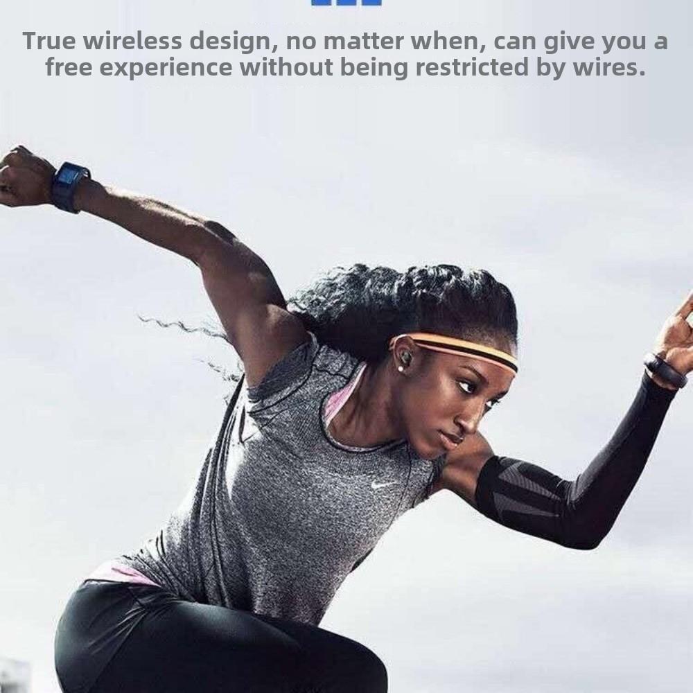 Мини-наушники Bluetooth 5.0 Беспроводные сверхдлительные наушники-вкладыши с шумоподавлением и одним ухом
