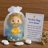 Yousheng Pocket Hug Virgin Pocket Hug from Jesus or Mary Mini Mary Figurine with Card Emotional Support Pocket Hug Token Keepsake for Friends Family