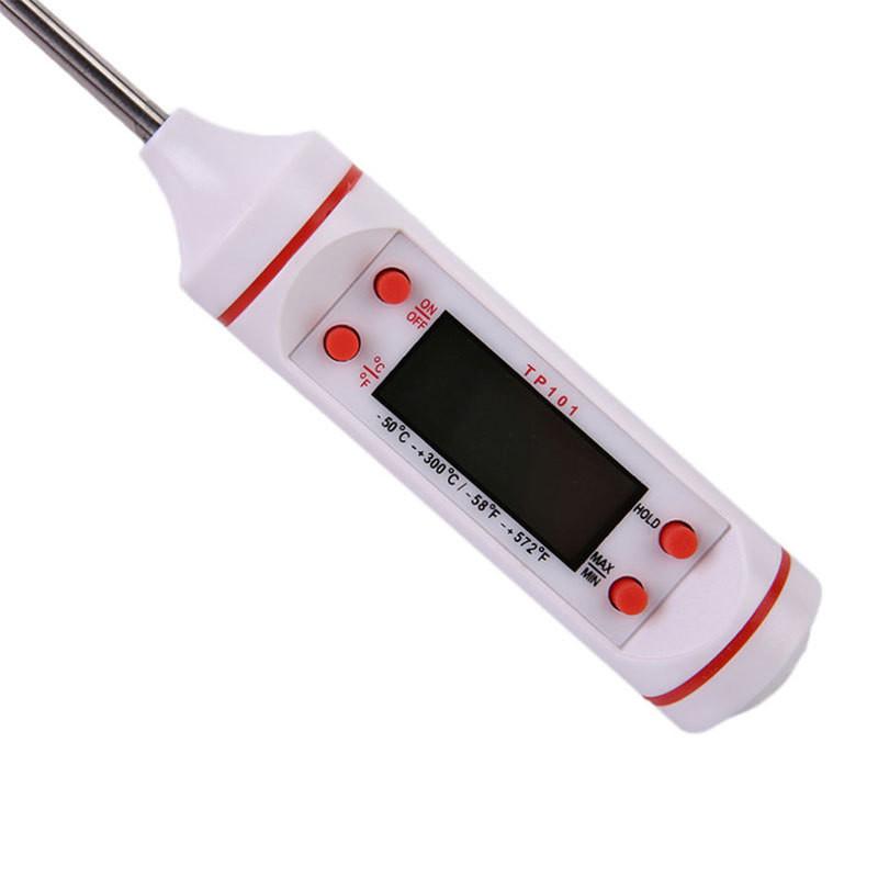 Kitchen Digital BBQ Food Thermometer Meat Cake Candy Fry Grill Dinning Household Cooking Thermometer Gauge Oven Thermometer Tool