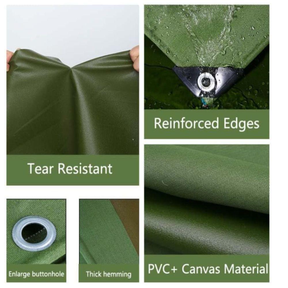Thick 0.86mm Waterproof Cover Heavy Duty Canopy Cargo Pile Tarpaulin Awning Use