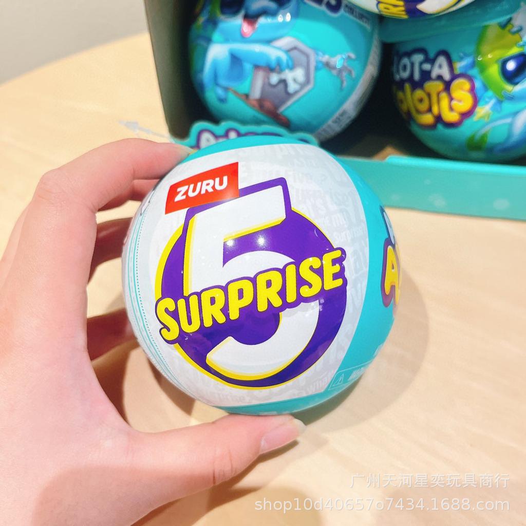 Zuru Surprise A Lot A Аксолотли Загадочные Капсулы Шарики 15 Коллекционных Редких Фигурок Аксолотлей Игрушки-Сюрпризы Для Девочки Подарки На День Рождения