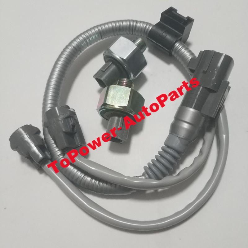Knock Detonation Sensors And Harness OEM 89615-12090 82219-07010 For Llexus TTtoyota Avalon Camry Highlander Sienna Solara RX300
