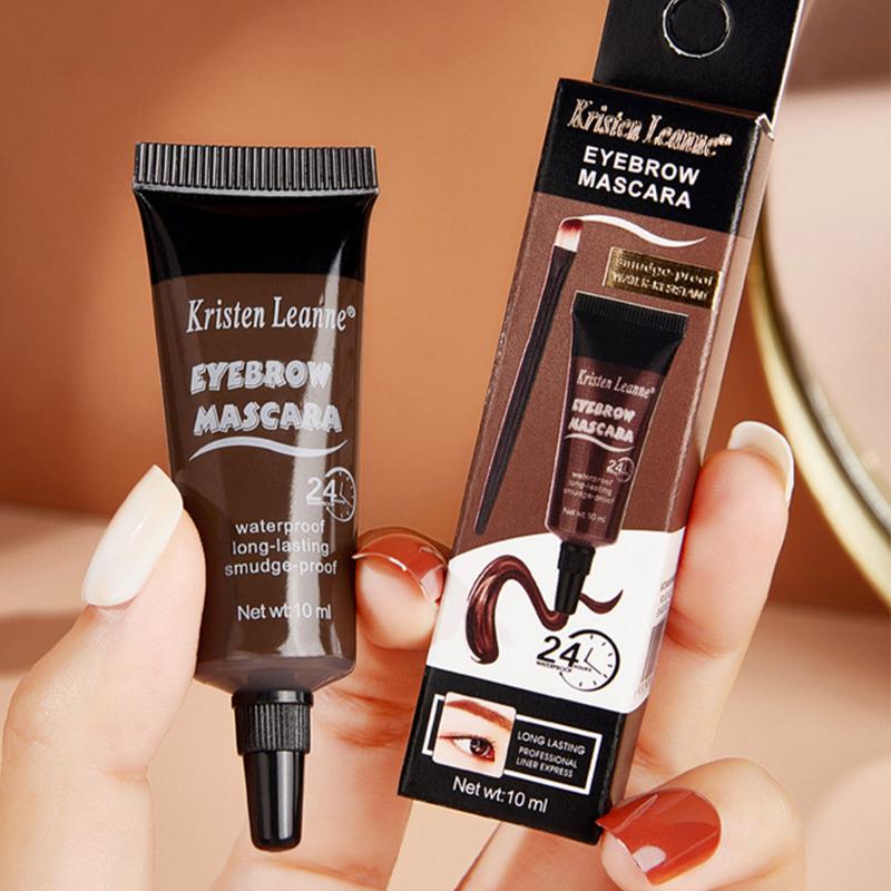 4 цвета гель-крем для бровей с кистью водостойкий стойкий быстрый оттенок легкая краска DIY натуральные усилители татуировки бровей банка для макияжа косметика